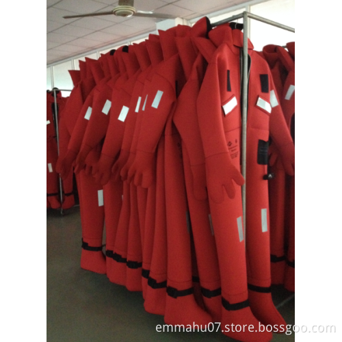 Immersion suits with marine thermal protective aid for sales